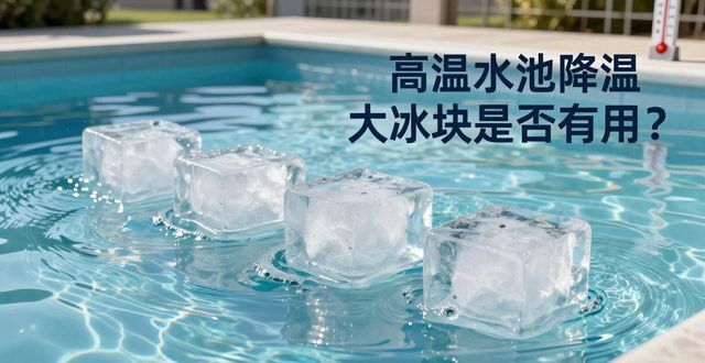 大冰块游泳池降温效果_红桥高温水池降温大冰块_冰块降温实际应用分析